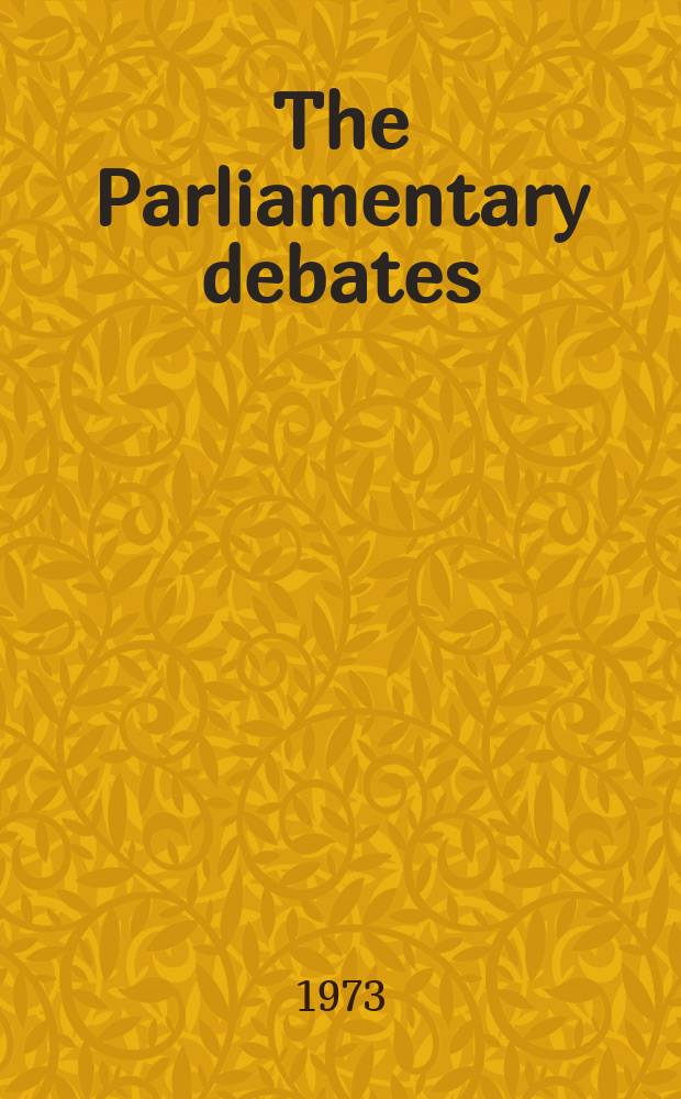 The Parliamentary debates (Hansard) : Official report ... of the ...Parliament of the United Kingdom of Great Britain and Northern Ireland. Vol.852, №70