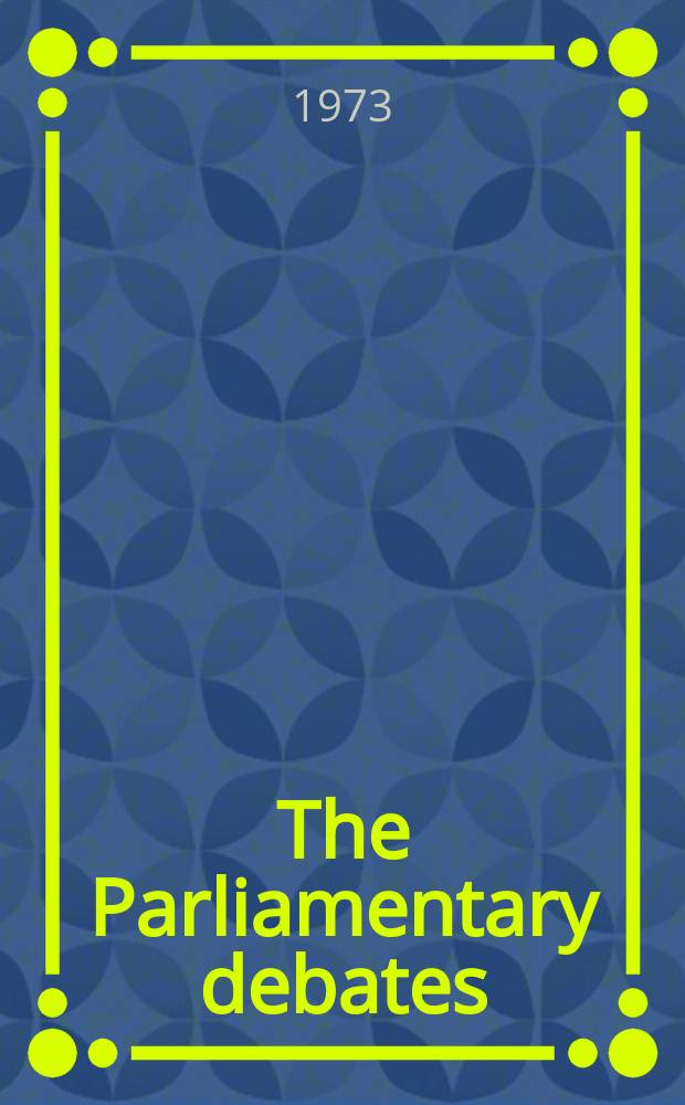 The Parliamentary debates (Hansard) : Official report ... of the ...Parliament of the United Kingdom of Great Britain and Northern Ireland. Vol.864, №15
