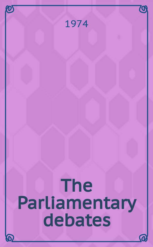 The Parliamentary debates (Hansard) : Official report ... of the ...Parliament of the United Kingdom of Great Britain and Northern Ireland. Vol.882, №24