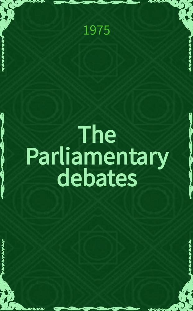 The Parliamentary debates (Hansard) : Official report ... of the ...Parliament of the United Kingdom of Great Britain and Northern Ireland. Vol.892, №131