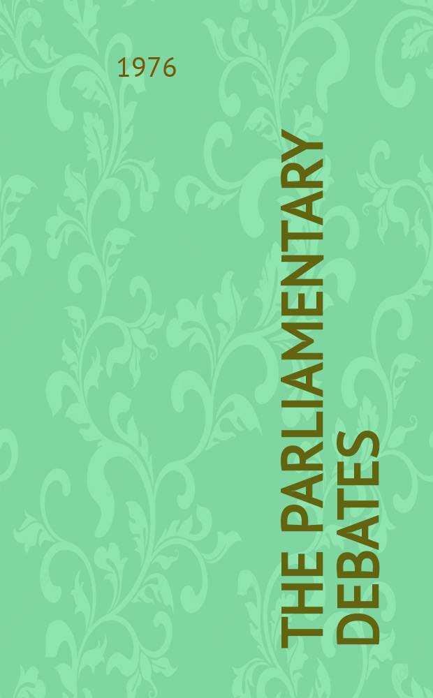 The Parliamentary debates (Hansard) : Official report ... of the ...Parliament of the United Kingdom of Great Britain and Northern Ireland. Vol.922, №16