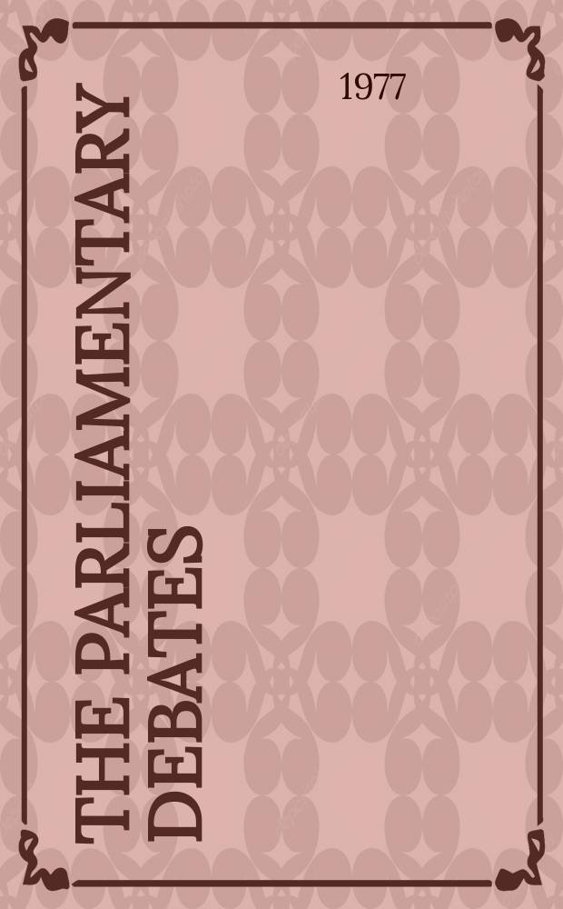 The Parliamentary debates (Hansard) : Official report ... of the ...Parliament of the United Kingdom of Great Britain and Northern Ireland. Vol.929, №79