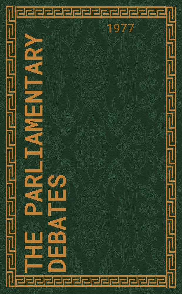 The Parliamentary debates (Hansard) : Official report ... of the ...Parliament of the United Kingdom of Great Britain and Northern Ireland. Vol.932, №111