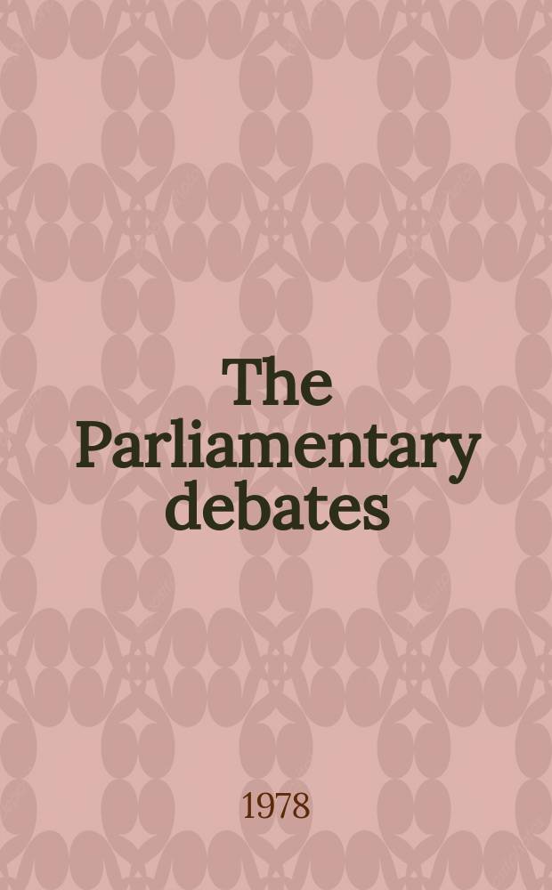 The Parliamentary debates (Hansard) : Official report ... of the ...Parliament of the United Kingdom of Great Britain and Northern Ireland. Vol.942, №39