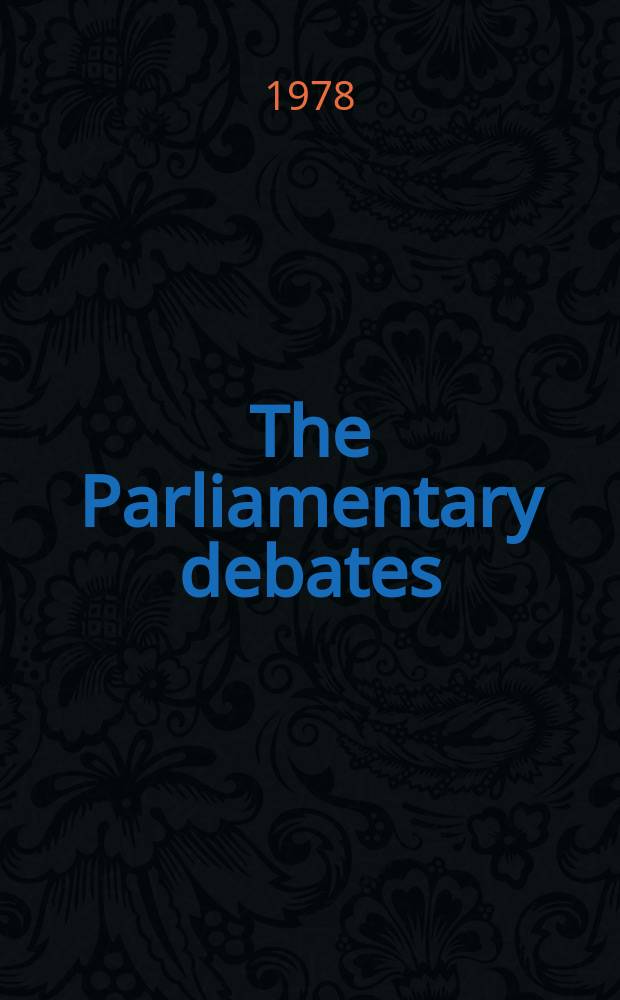 The Parliamentary debates (Hansard) : Official report ... of the ...Parliament of the United Kingdom of Great Britain and Northern Ireland. Vol.943, №50
