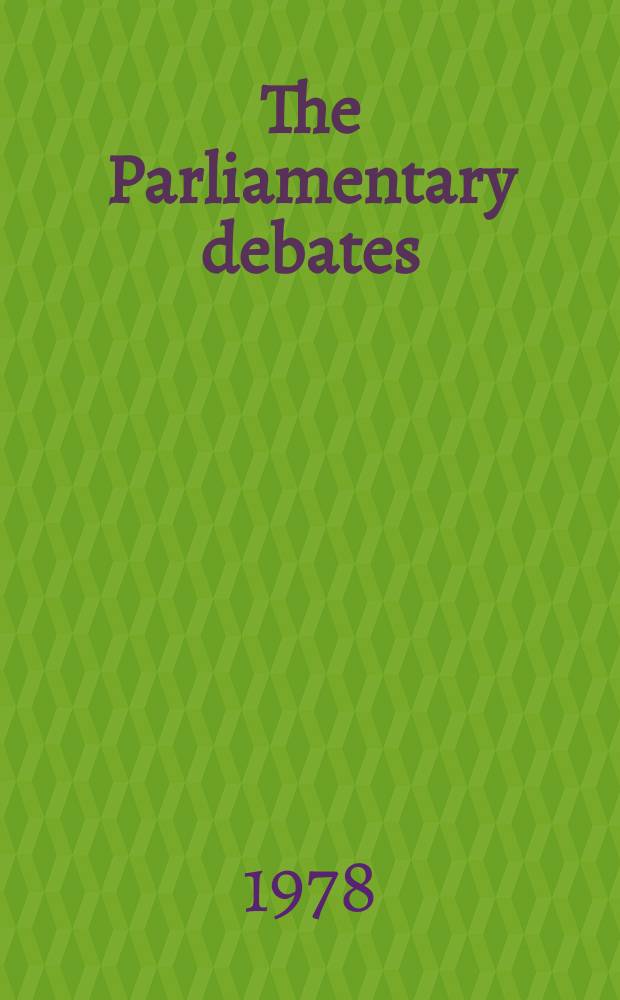 The Parliamentary debates (Hansard) : Official report ... of the ...Parliament of the United Kingdom of Great Britain and Northern Ireland. Vol.943, №51