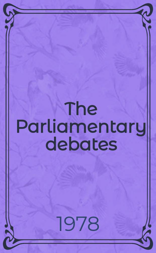 The Parliamentary debates (Hansard) : Official report ... of the ...Parliament of the United Kingdom of Great Britain and Northern Ireland. Vol.954, №162