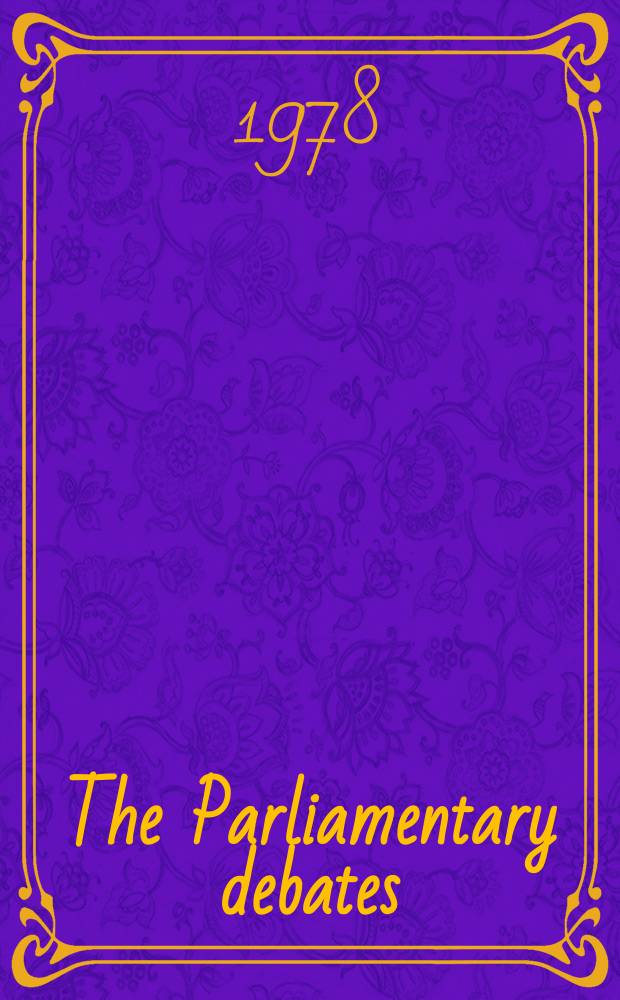 The Parliamentary debates (Hansard) : Official report ... of the ...Parliament of the United Kingdom of Great Britain and Northern Ireland. Vol.955, №165