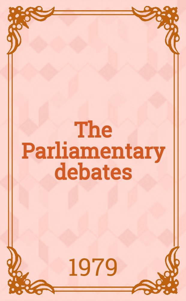 The Parliamentary debates (Hansard) : Official report ... of the ...Parliament of the United Kingdom of Great Britain and Northern Ireland. Vol.963, №65