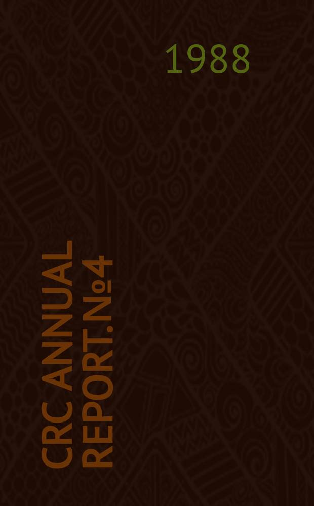 CRC annual report. №4