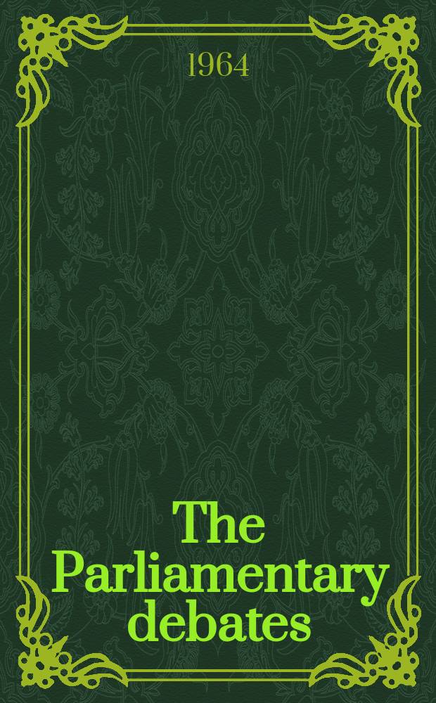 The Parliamentary debates (Hansard) : Official report ... of the ...Parliament of the United Kingdom of Great Britain and Northern Ireland. Vol.695, №111