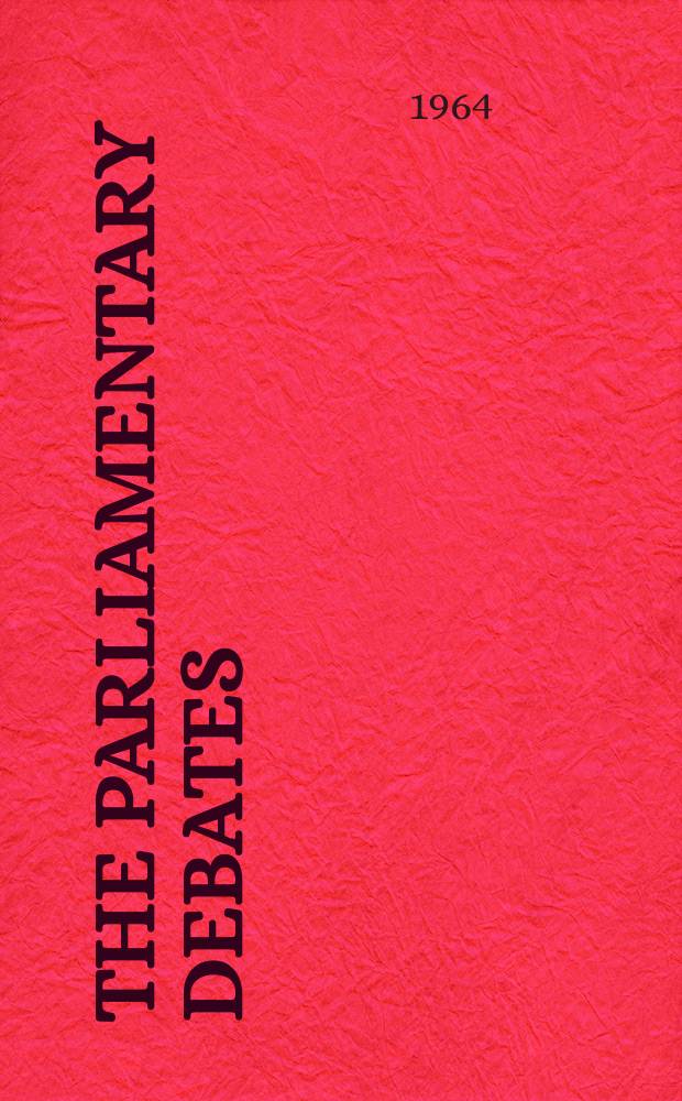 The Parliamentary debates (Hansard) : Official report ... of the ...Parliament of the United Kingdom of Great Britain and Northern Ireland. Vol.695, №115