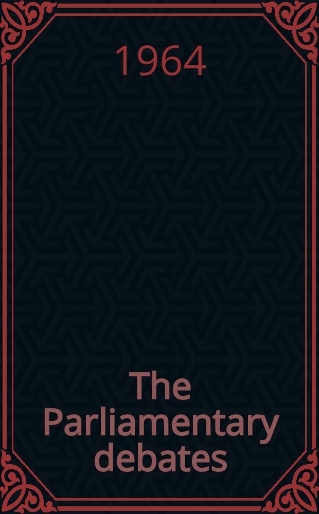 The Parliamentary debates (Hansard) : Official report ... of the ...Parliament of the United Kingdom of Great Britain and Northern Ireland. Vol.696, №125