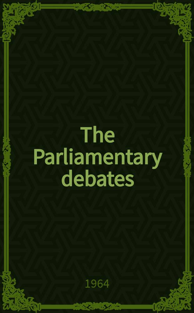 The Parliamentary debates (Hansard) : Official report ... of the ...Parliament of the United Kingdom of Great Britain and Northern Ireland. Vol.699, №149