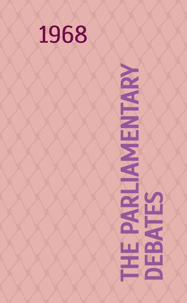 The Parliamentary debates (Hansard) : Official report ... of the ...Parliament of the United Kingdom of Great Britain and Northern Ireland. Vol.769, №161