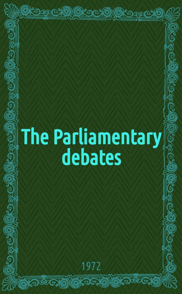 The Parliamentary debates (Hansard) : Official report ... of the ...Parliament of the United Kingdom of Great Britain and Northern Ireland. Vol.831, №67