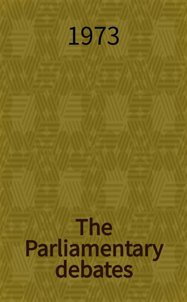 The Parliamentary debates (Hansard) : Official report ... of the ...Parliament of the United Kingdom of Great Britain and Northern Ireland. Vol.859, №148