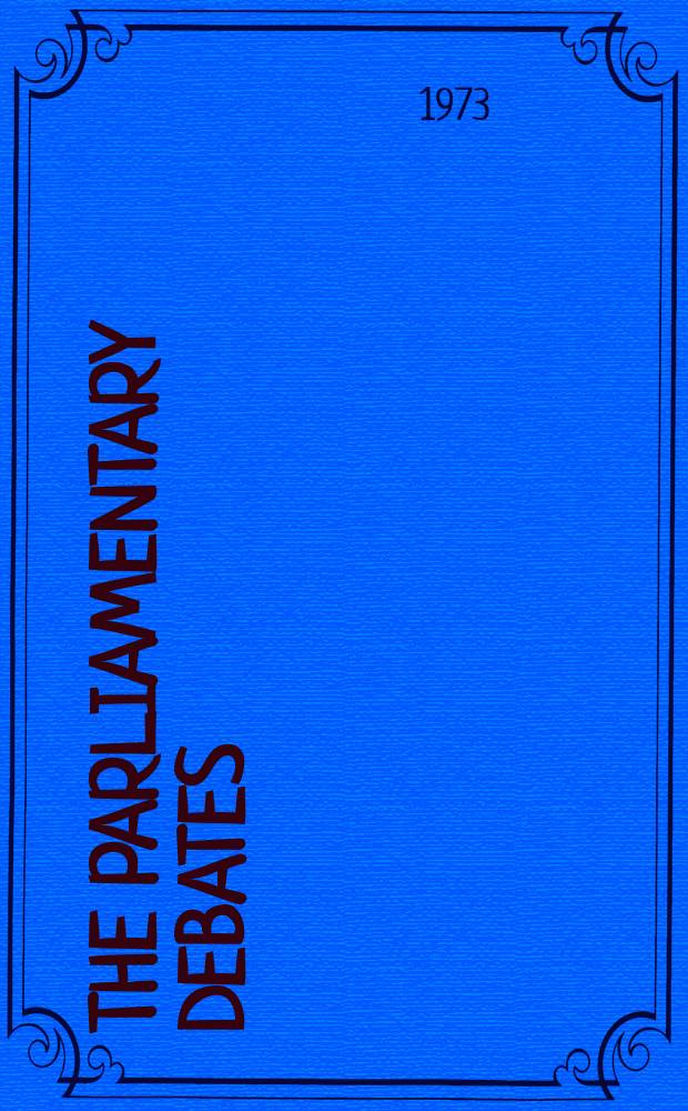 The Parliamentary debates (Hansard) : Official report ... of the ...Parliament of the United Kingdom of Great Britain and Northern Ireland. Vol.866, №30