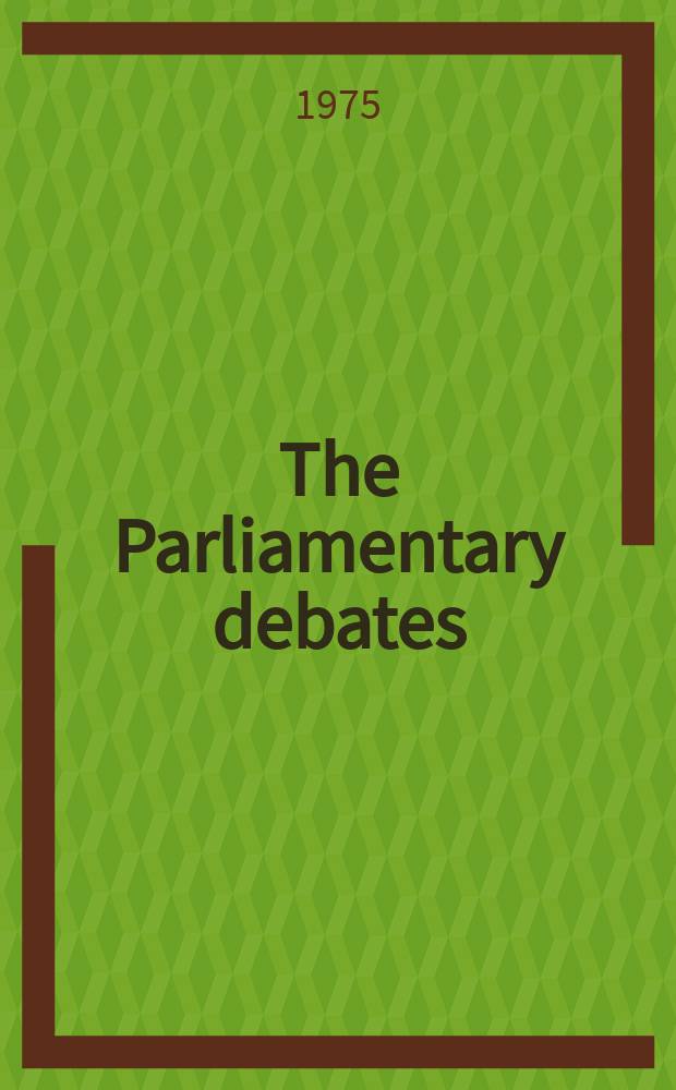 The Parliamentary debates (Hansard) : Official report ... of the ...Parliament of the United Kingdom of Great Britain and Northern Ireland. Vol.892, №128
