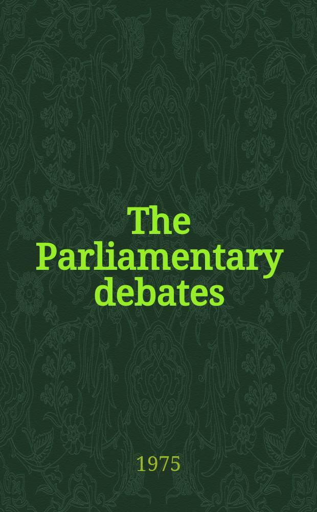 The Parliamentary debates (Hansard) : Official report ... of the ...Parliament of the United Kingdom of Great Britain and Northern Ireland. Vol.896, №163