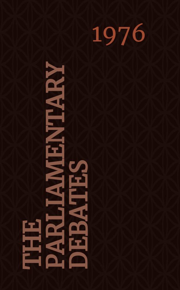 The Parliamentary debates (Hansard) : Official report ... of the ...Parliament of the United Kingdom of Great Britain and Northern Ireland. Vol.912, №119