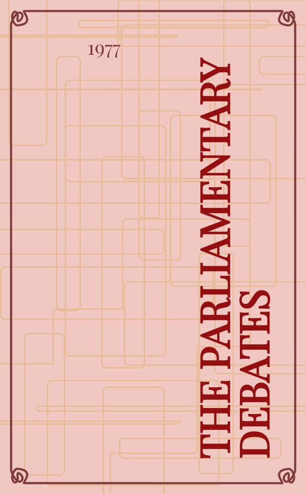The Parliamentary debates (Hansard) : Official report ... of the ...Parliament of the United Kingdom of Great Britain and Northern Ireland. Vol.924, №30