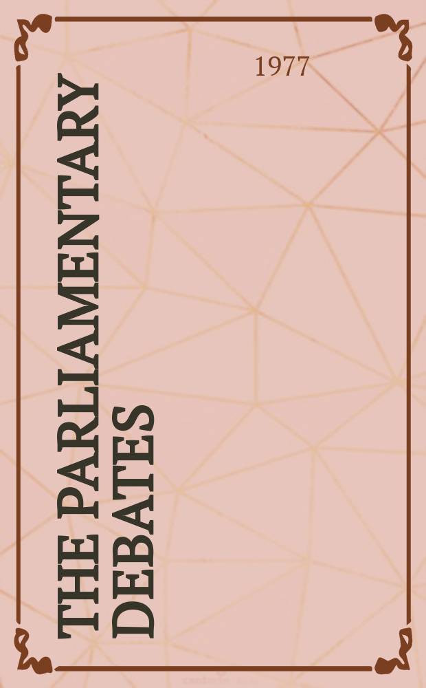 The Parliamentary debates (Hansard) : Official report ... of the ...Parliament of the United Kingdom of Great Britain and Northern Ireland. Vol.940, №18