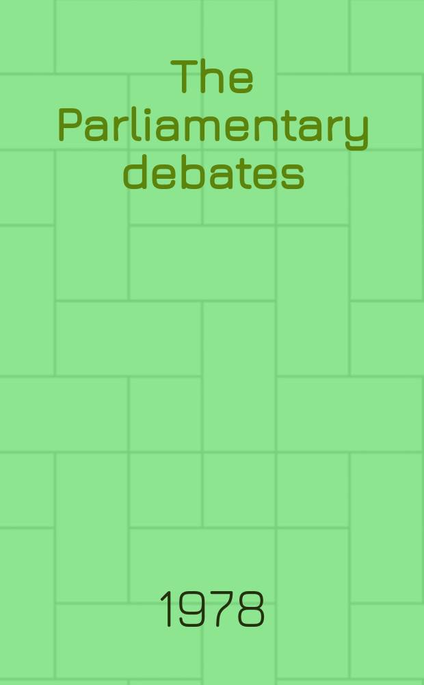 The Parliamentary debates (Hansard) : Official report ... of the ...Parliament of the United Kingdom of Great Britain and Northern Ireland. Vol.943, №48