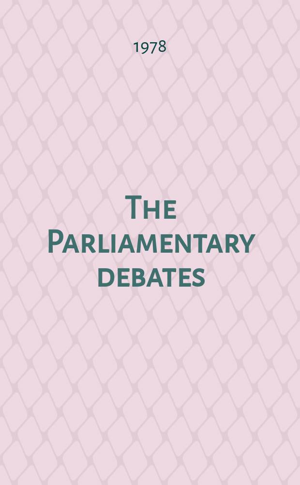 The Parliamentary debates (Hansard) : Official report ... of the ...Parliament of the United Kingdom of Great Britain and Northern Ireland. Vol.947, №90