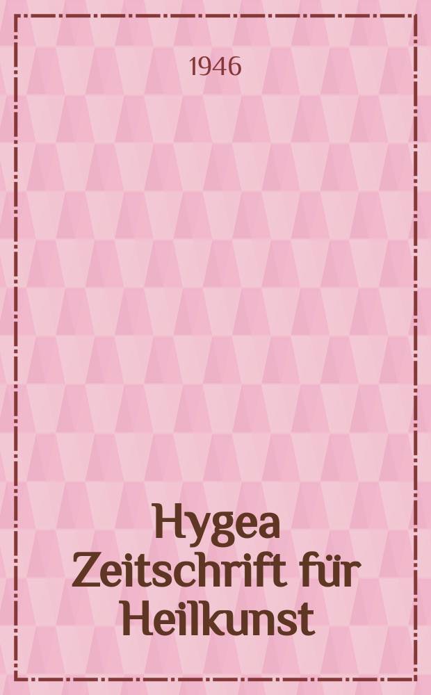 Hygea Zeitschrift für Heilkunst : Nebst einem kritischen Repertorium der gesamten in - und ausländischen Journalistik und Literatur der Homöopathie und der dahin einschlagenden Wissenschaften. Jg.13 1946, Bd.21