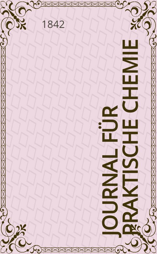 Journal für praktische Chemie : Gegründet 1828. Bd.27