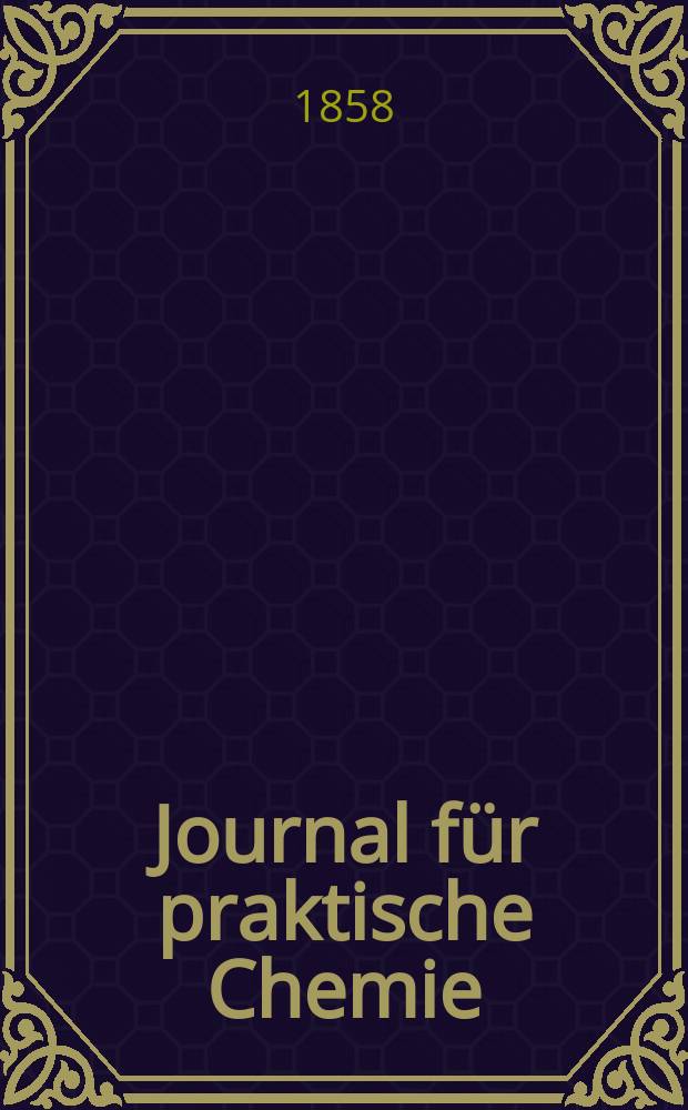 Journal für praktische Chemie : Gegründet 1828. Bd.75