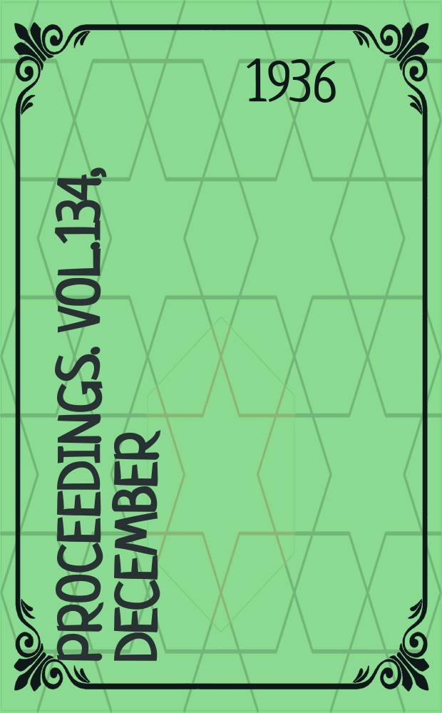 Proceedings. Vol.134, December