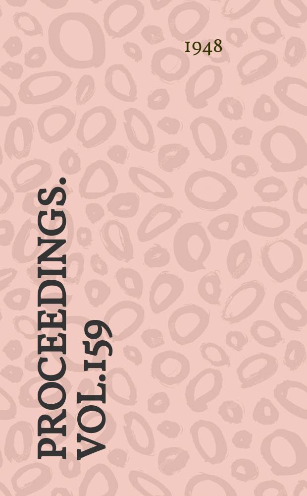 Proceedings. Vol.159(War emergency issue), №43