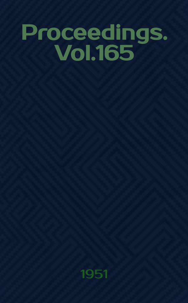 Proceedings. Vol.165(W.E.P.), №66