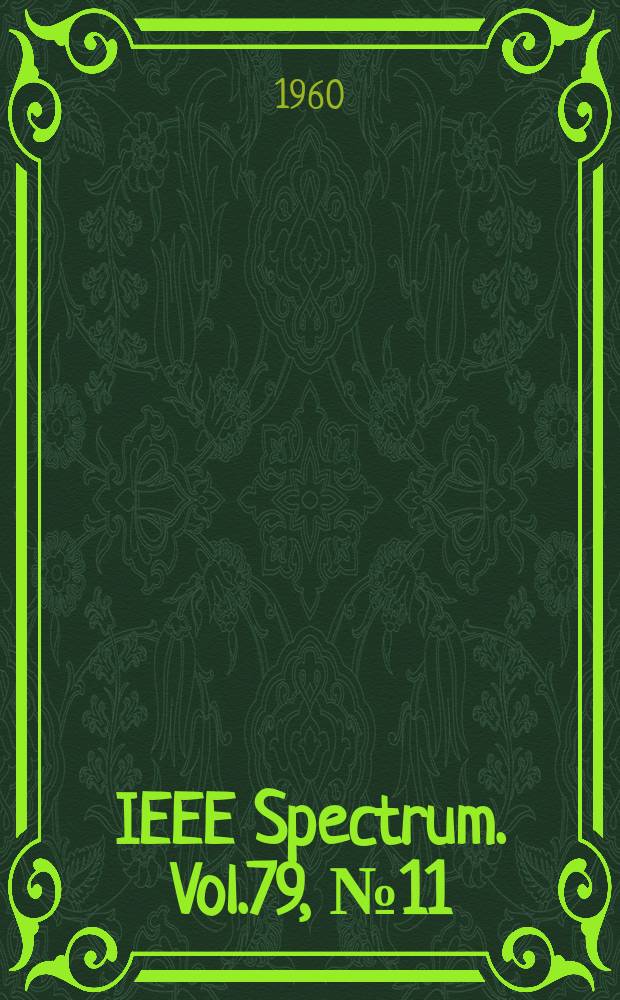 IEEE Spectrum. Vol.79, №11