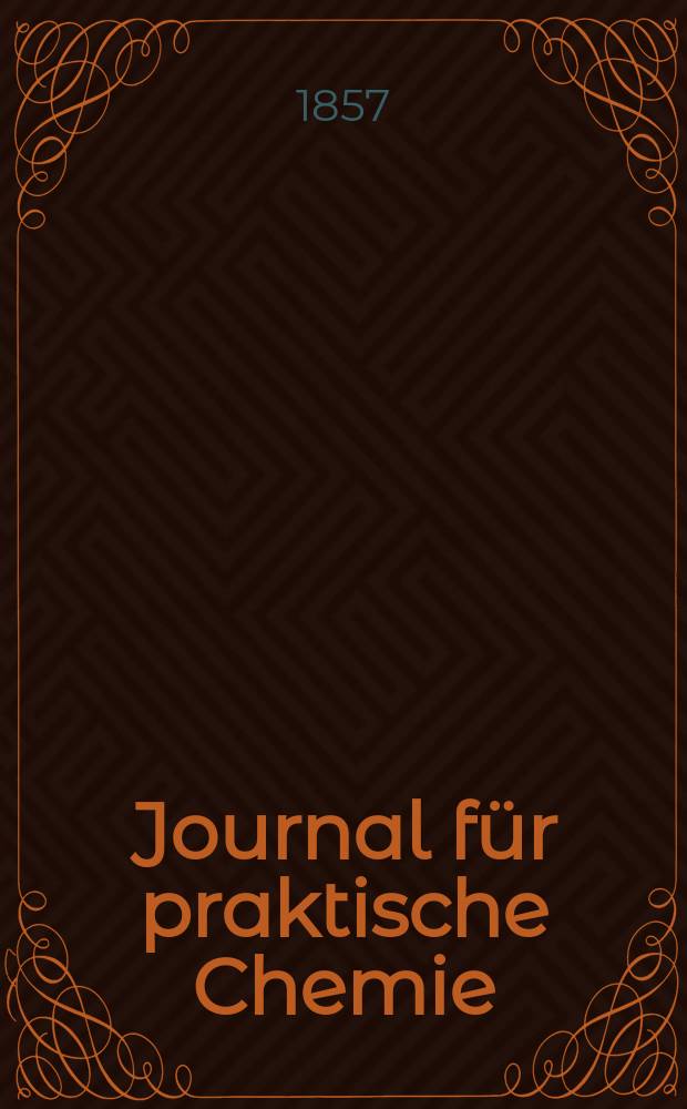 Journal für praktische Chemie : Gegründet 1828. Bd.70