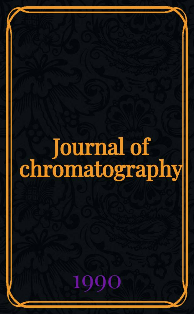 Journal of chromatography : Intern. journal on chromatography, electrophoresis and related methods. Vol.500