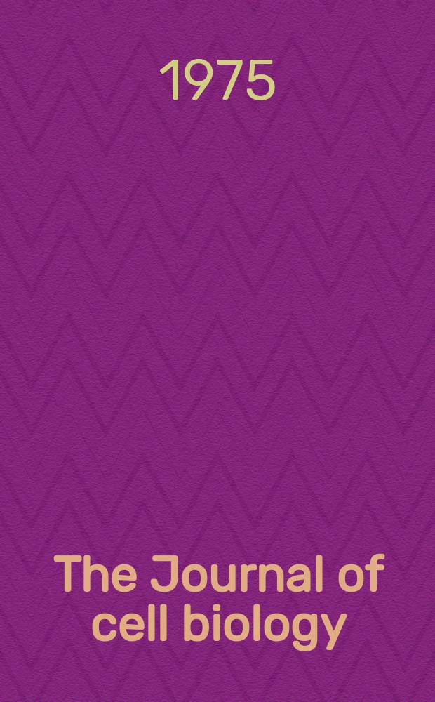 The Journal of cell biology : Formerly the Journal of biophysical and biochemical cytology. Vol.65, №1