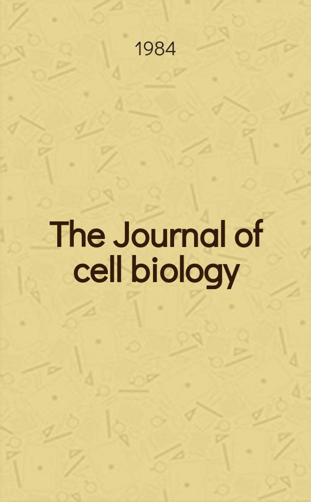 The Journal of cell biology : Formerly the Journal of biophysical and biochemical cytology. Vol.99, №4(P.1)