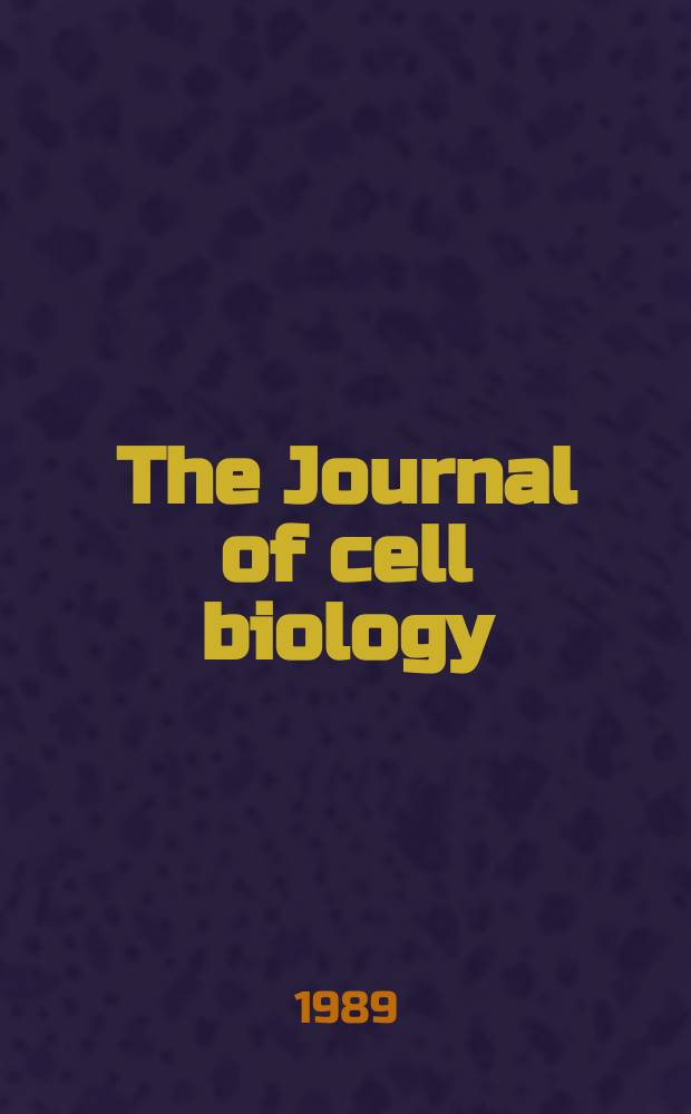 The Journal of cell biology : Formerly the Journal of biophysical and biochemical cytology. Vol.109, №1