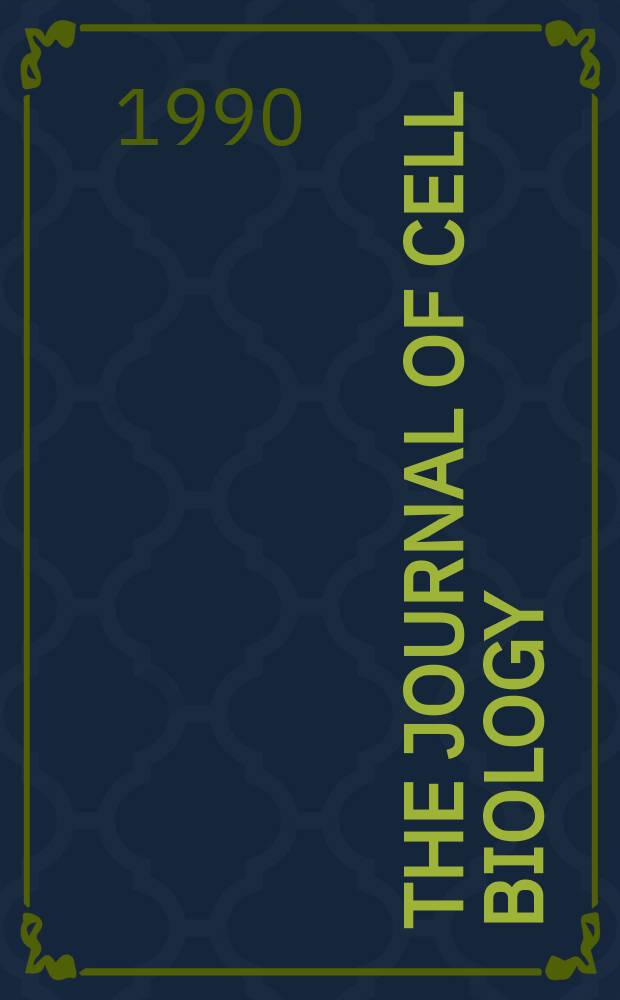 The Journal of cell biology : Formerly the Journal of biophysical and biochemical cytology. Vol.110, №5