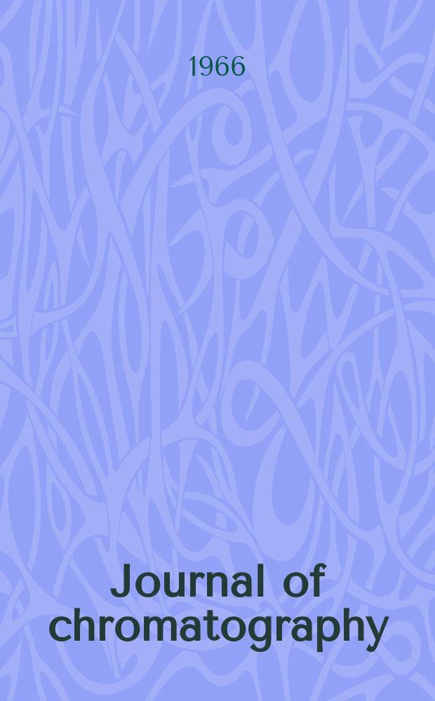 Journal of chromatography : Intern. journal on chromatography, electrophoresis and related methods. Vol.21, №1