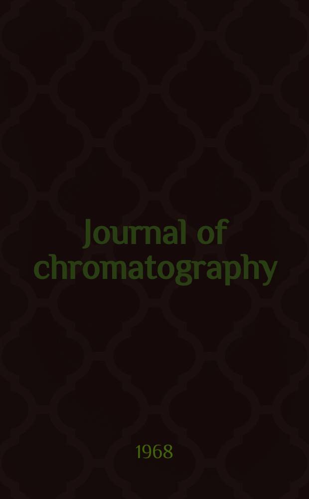 Journal of chromatography : Intern. journal on chromatography, electrophoresis and related methods. Vol.32, №2
