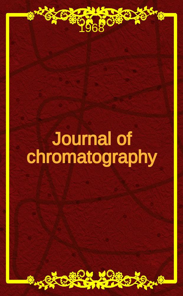 Journal of chromatography : Intern. journal on chromatography, electrophoresis and related methods. Vol.35, №2
