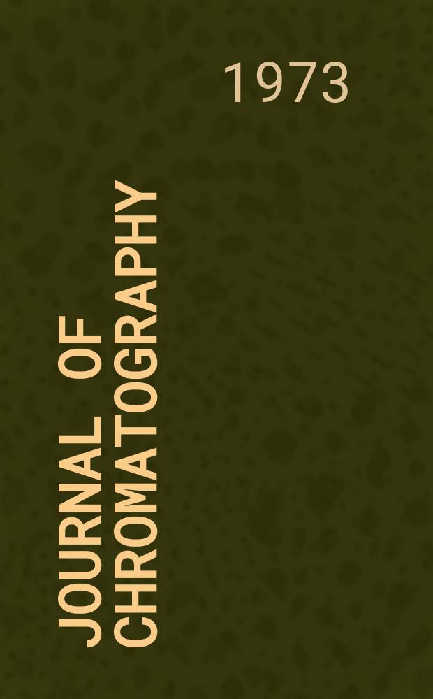 Journal of chromatography : Intern. journal on chromatography, electrophoresis and related methods. Vol.75, №2