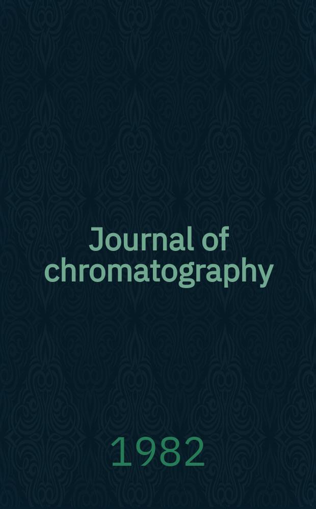 Journal of chromatography : Intern. journal on chromatography, electrophoresis and related methods. Vol.237, №3