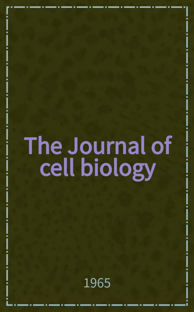 The Journal of cell biology : Formerly the Journal of biophysical and biochemical cytology. Vol.26, №2