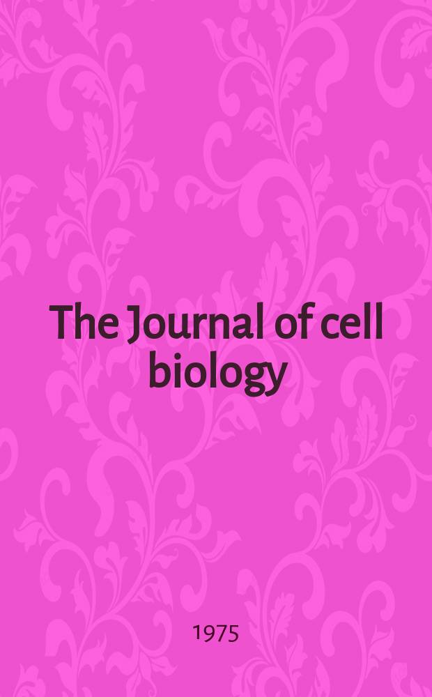 The Journal of cell biology : Formerly the Journal of biophysical and biochemical cytology. Vol.64, №2