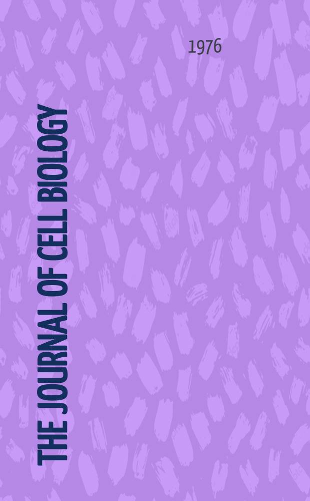 The Journal of cell biology : Formerly the Journal of biophysical and biochemical cytology. Vol.71, №2